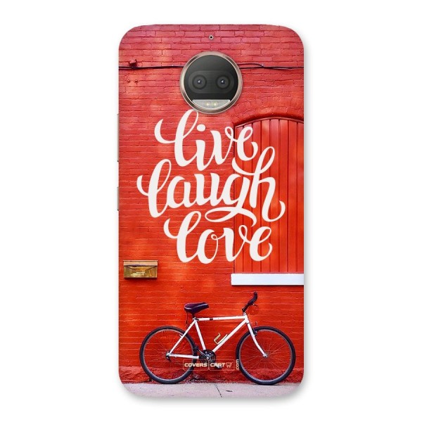 Live Laugh Love Back Case for Moto G5s Plus