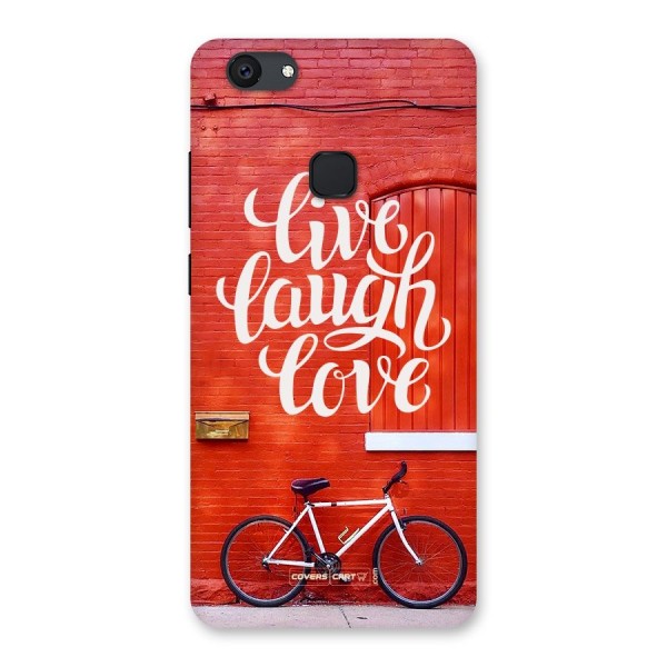 Live Laugh Love Back Case for Vivo V7 Plus