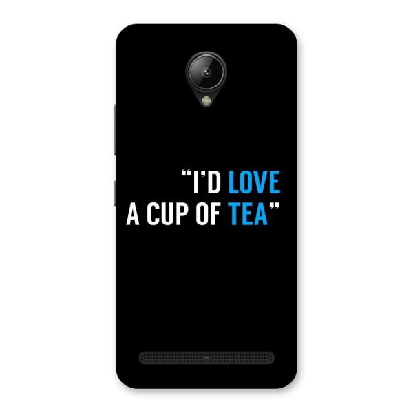 Love Tea Back Case for Lenovo C2