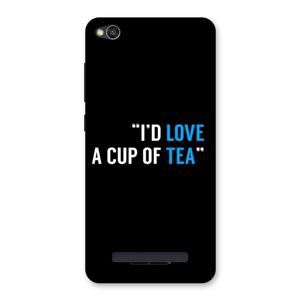 Love Tea Back Case for Redmi 4A