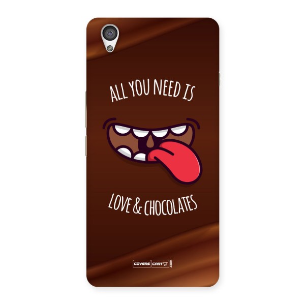 Love and Chocolates Back Case for Oneplus X