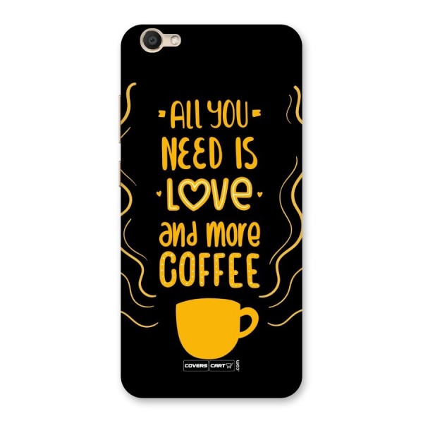 Love and More Coffee Back Case for Vivo V5