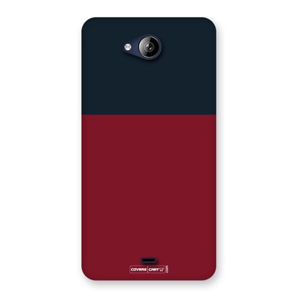 Maroon and Navy Blue Back Case for Canvas Play