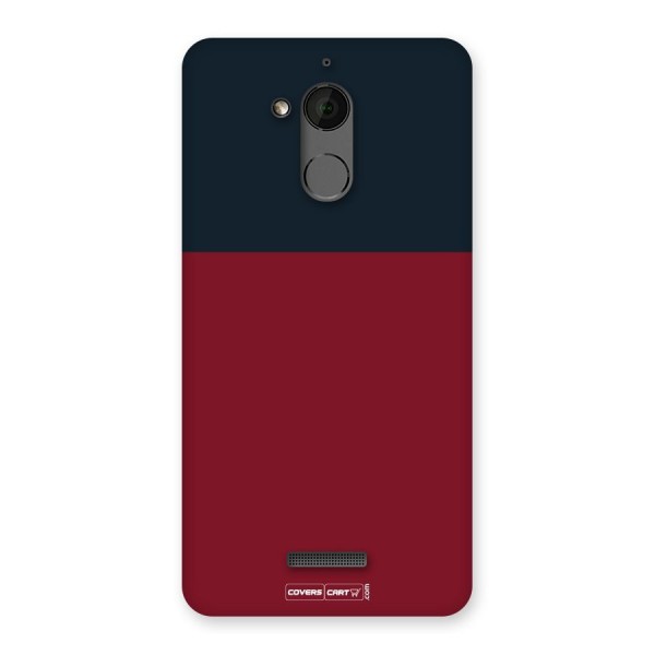 Maroon and Navy Blue Back Case for Coolpad Note 5