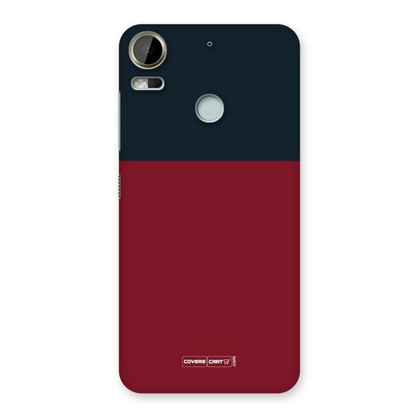Maroon and Navy Blue Back Case for Desire 10 Pro