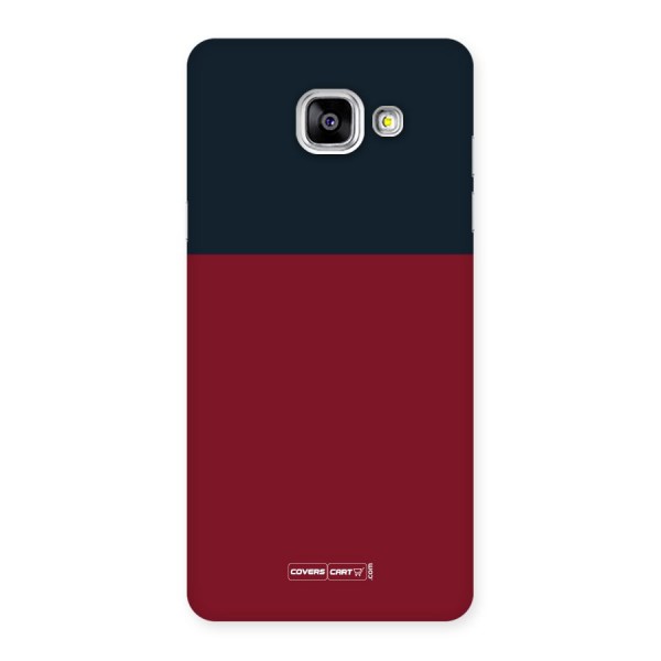 Maroon and Navy Blue Back Case for Galaxy A5 2016