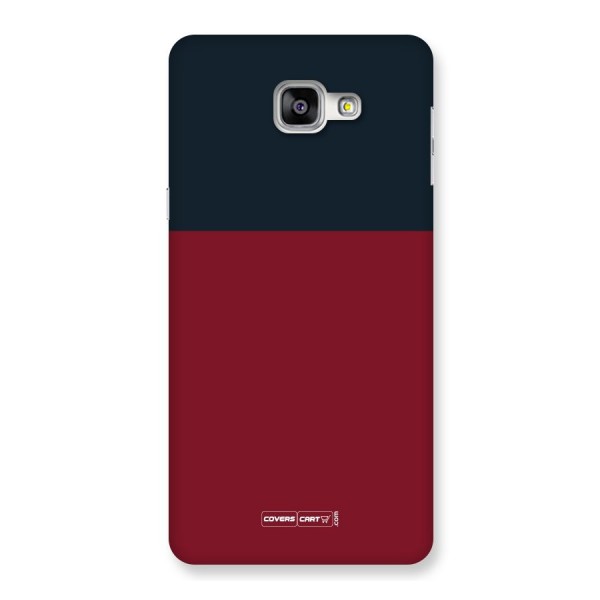 Maroon and Navy Blue Back Case for Galaxy A9