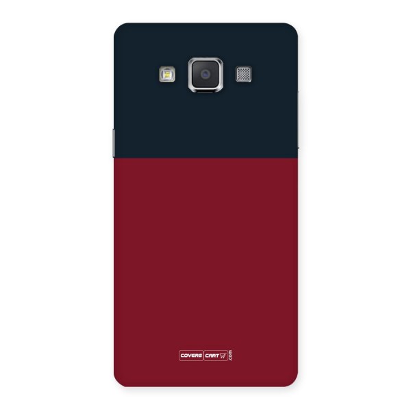 Maroon and Navy Blue Back Case for Galaxy Grand Max