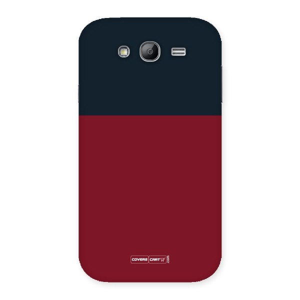 Maroon and Navy Blue Back Case for Galaxy Grand Neo