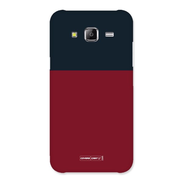 Maroon and Navy Blue Back Case for Galaxy Grand Prime