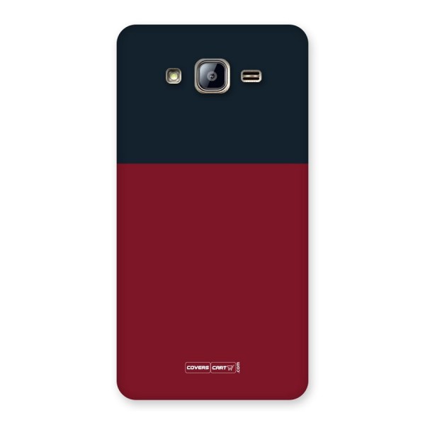 Maroon and Navy Blue Back Case for Galaxy On5