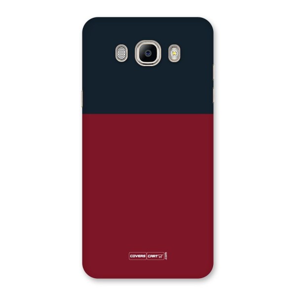 Maroon and Navy Blue Back Case for Galaxy On8