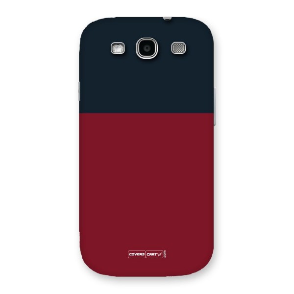 Maroon and Navy Blue Back Case for Galaxy S3