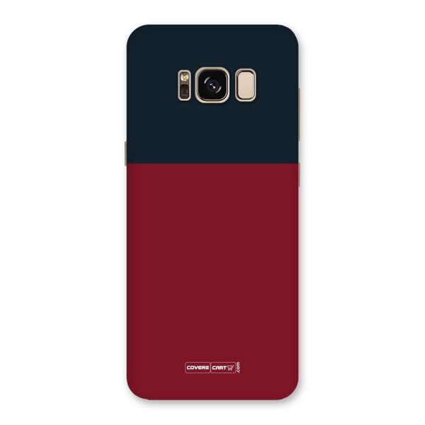 Maroon and Navy Blue Back Case for Galaxy S8