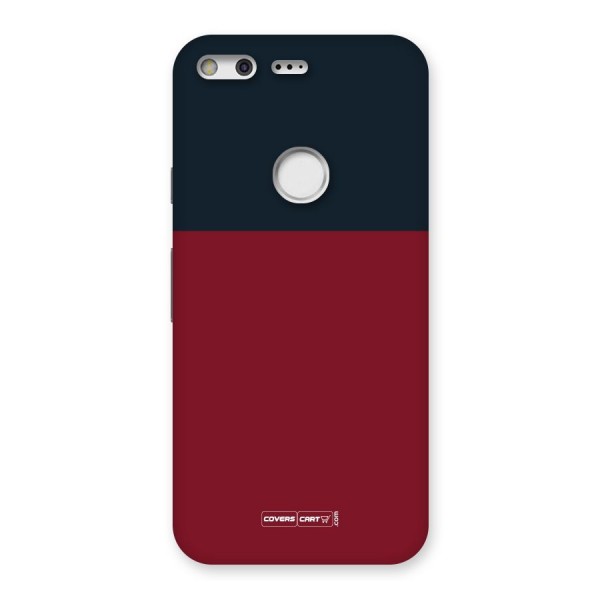 Maroon and Navy Blue Back Case for Google Pixel
