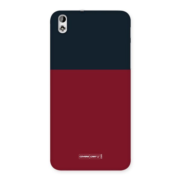 Maroon and Navy Blue Back Case for HTC Desire 816g