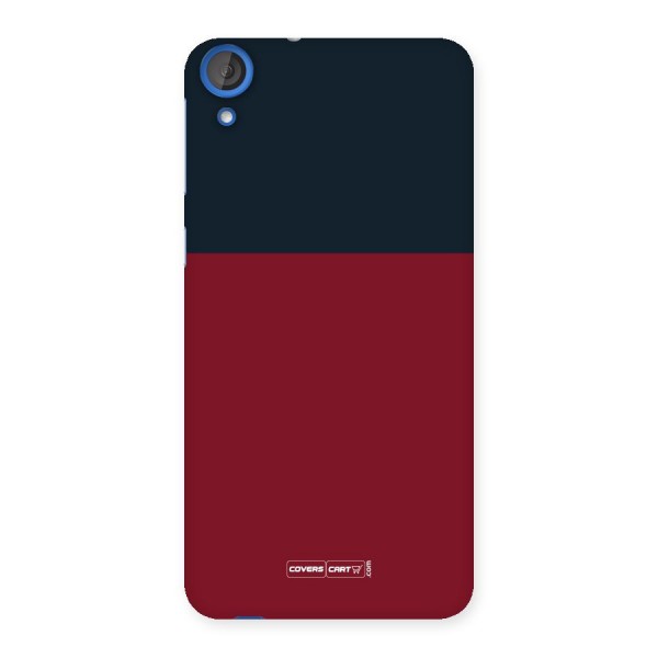 Maroon and Navy Blue Back Case for HTC Desire 820s