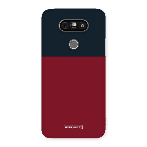 Maroon and Navy Blue Back Case for LG G5