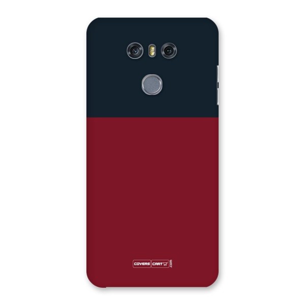 Maroon and Navy Blue Back Case for LG G6