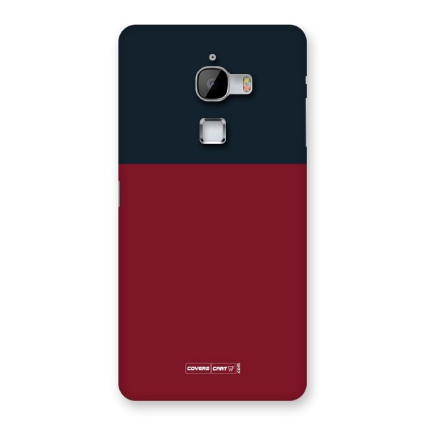 Maroon and Navy Blue Back Case for LeTV Le Max