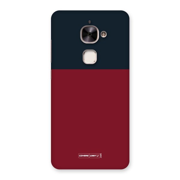 Maroon and Navy Blue Back Case for Le 2