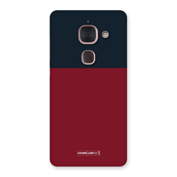 Maroon and Navy Blue Back Case for Le Max 2