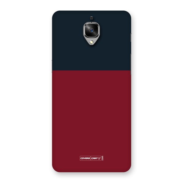 Maroon and Navy Blue Back Case for OnePlus 3T
