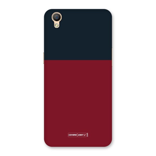 Maroon and Navy Blue Back Case for Oppo A37
