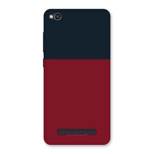 Maroon and Navy Blue Back Case for Redmi 4A