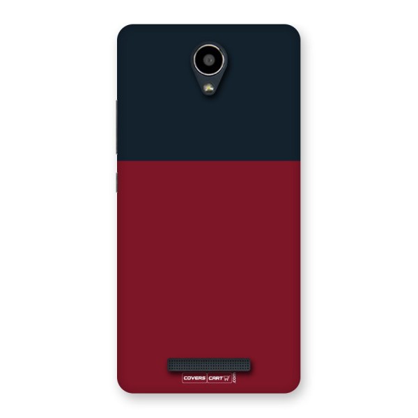 Maroon and Navy Blue Back Case for Redmi Note 2