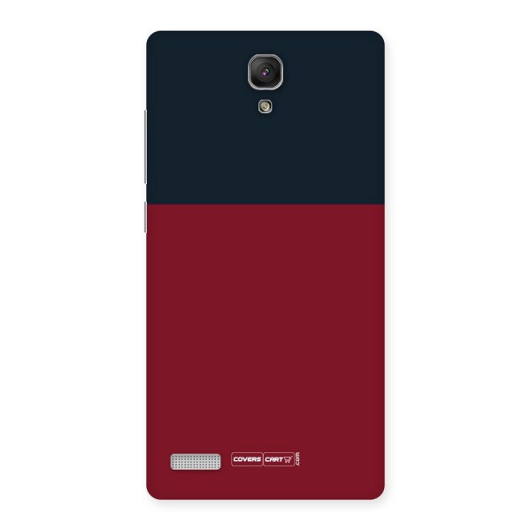 Maroon and Navy Blue Back Case for Redmi Note Prime