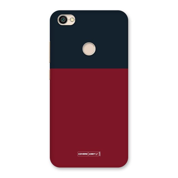 Maroon and Navy Blue Back Case for Redmi Y1 2017