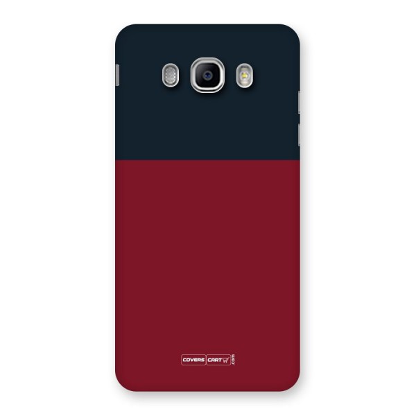 Maroon and Navy Blue Back Case for Samsung Galaxy J5 2016