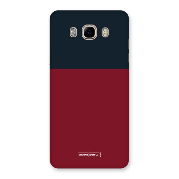 Maroon and Navy Blue Back Case for Samsung Galaxy J7 2016