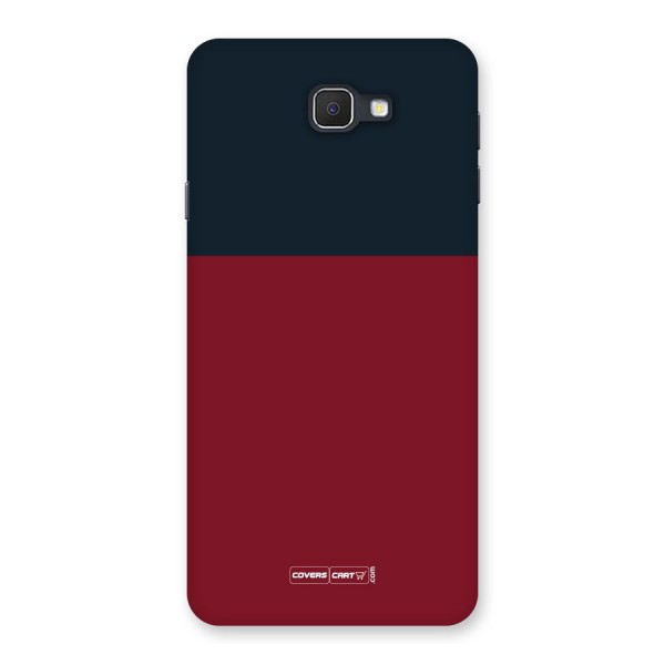 Maroon and Navy Blue Back Case for Samsung Galaxy J7 Prime