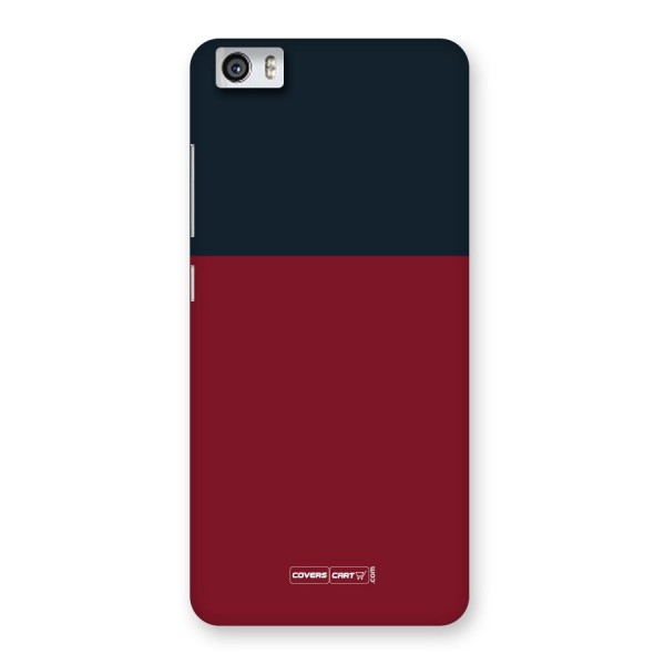 Maroon and Navy Blue Back Case for Xiaomi Redmi Mi 5