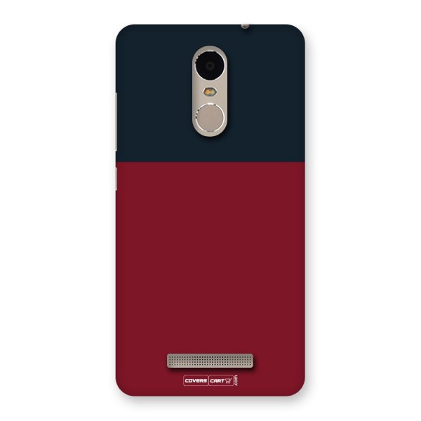 Maroon and Navy Blue Back Case for Xiaomi Redmi Note 3