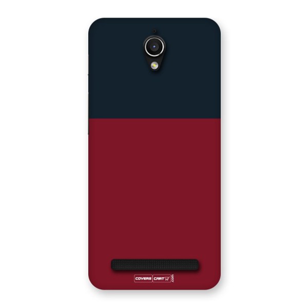 Maroon and Navy Blue Back Case for Zenfone Go