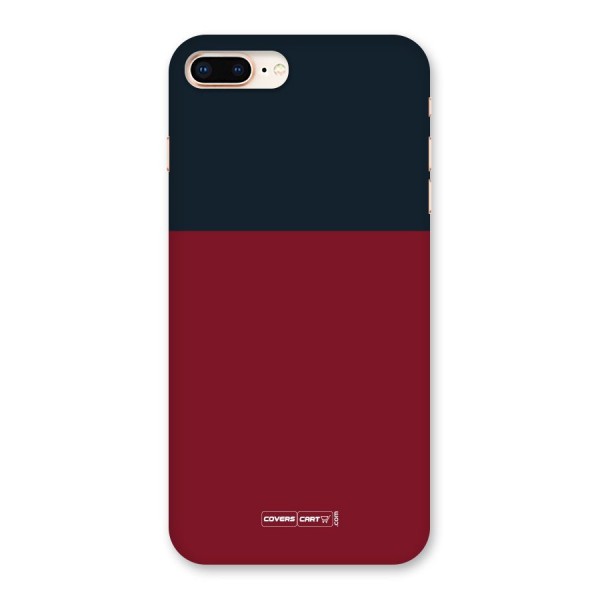 Maroon and Navy Blue Back Case for iPhone 8 Plus