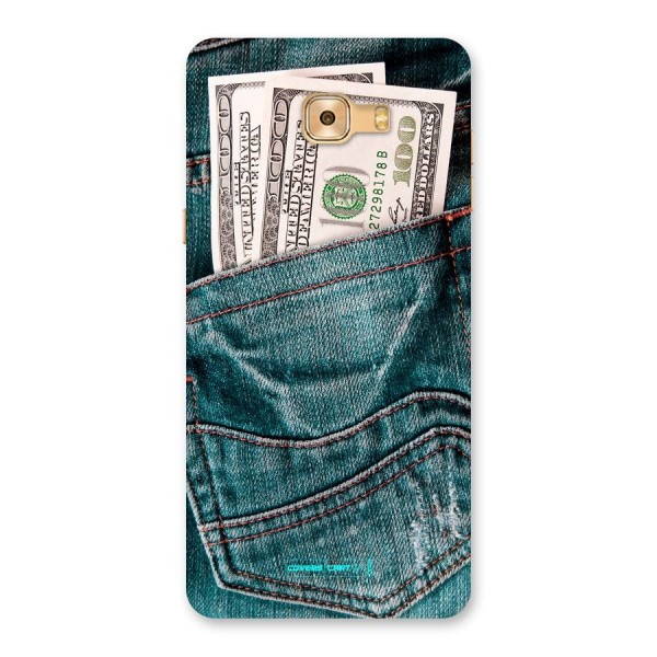 Money in Jeans Back Case for Galaxy C9 Pro