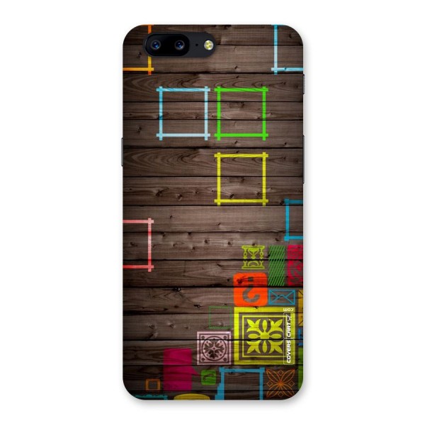 Multicolor Frame Design Back Case for OnePlus 5
