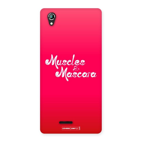 Muscles and Mascara Back Case for Lava Iris 800