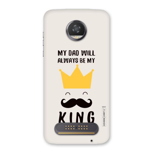 My King Dad Back Case for Moto Z2 Play
