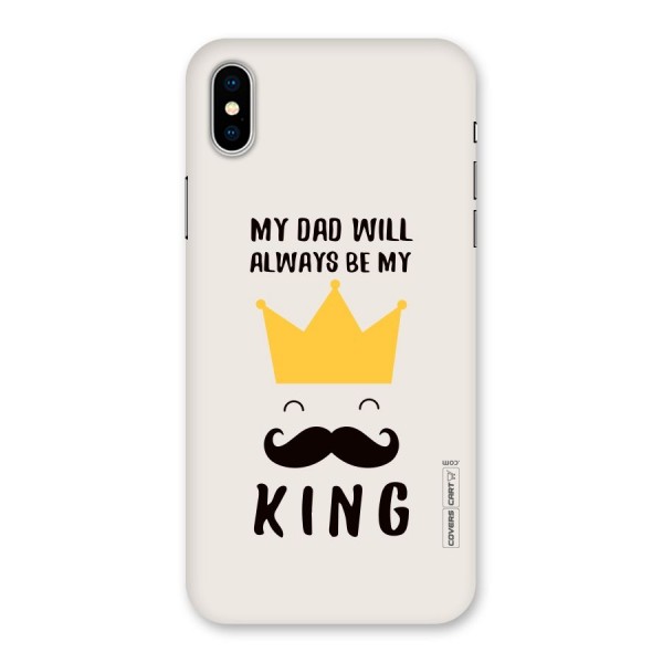My King Dad Back Case for iPhone X
