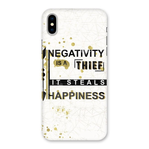 Negativity Thief Back Case for iPhone X