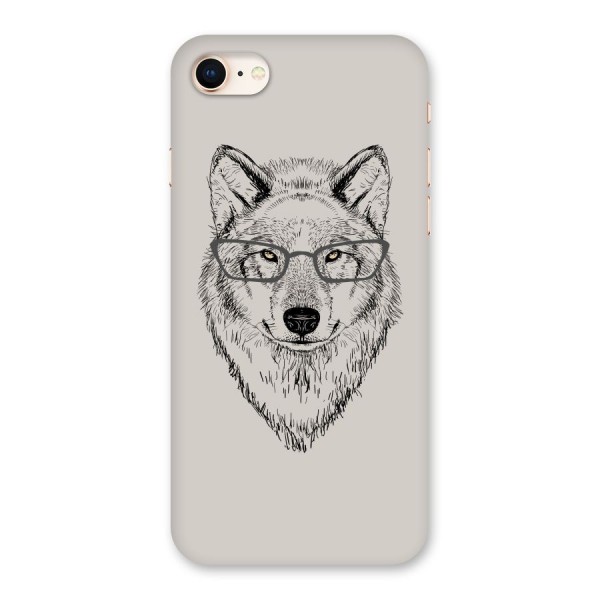 Nerdy Wolf Back Case for iPhone 8