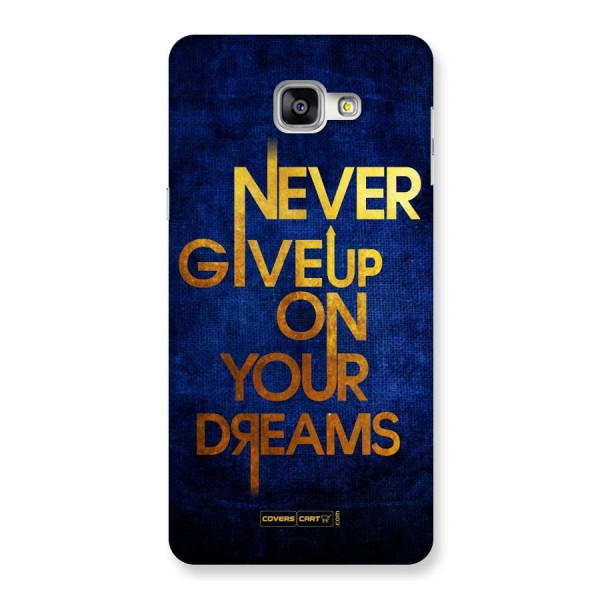 Never Give Up Back Case for Galaxy A9