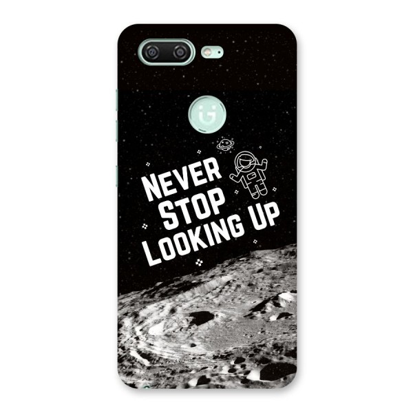 Never Stop Looking Up Back Case for Gionee S10