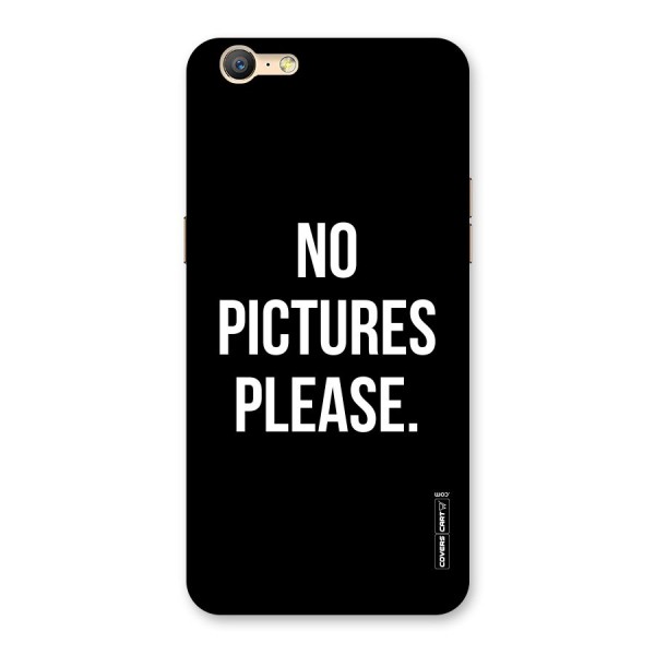 No Pictures Please Back Case for Oppo A57