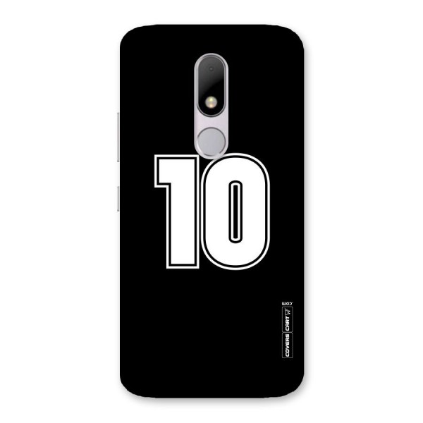 Number 10 Back Case for Moto M